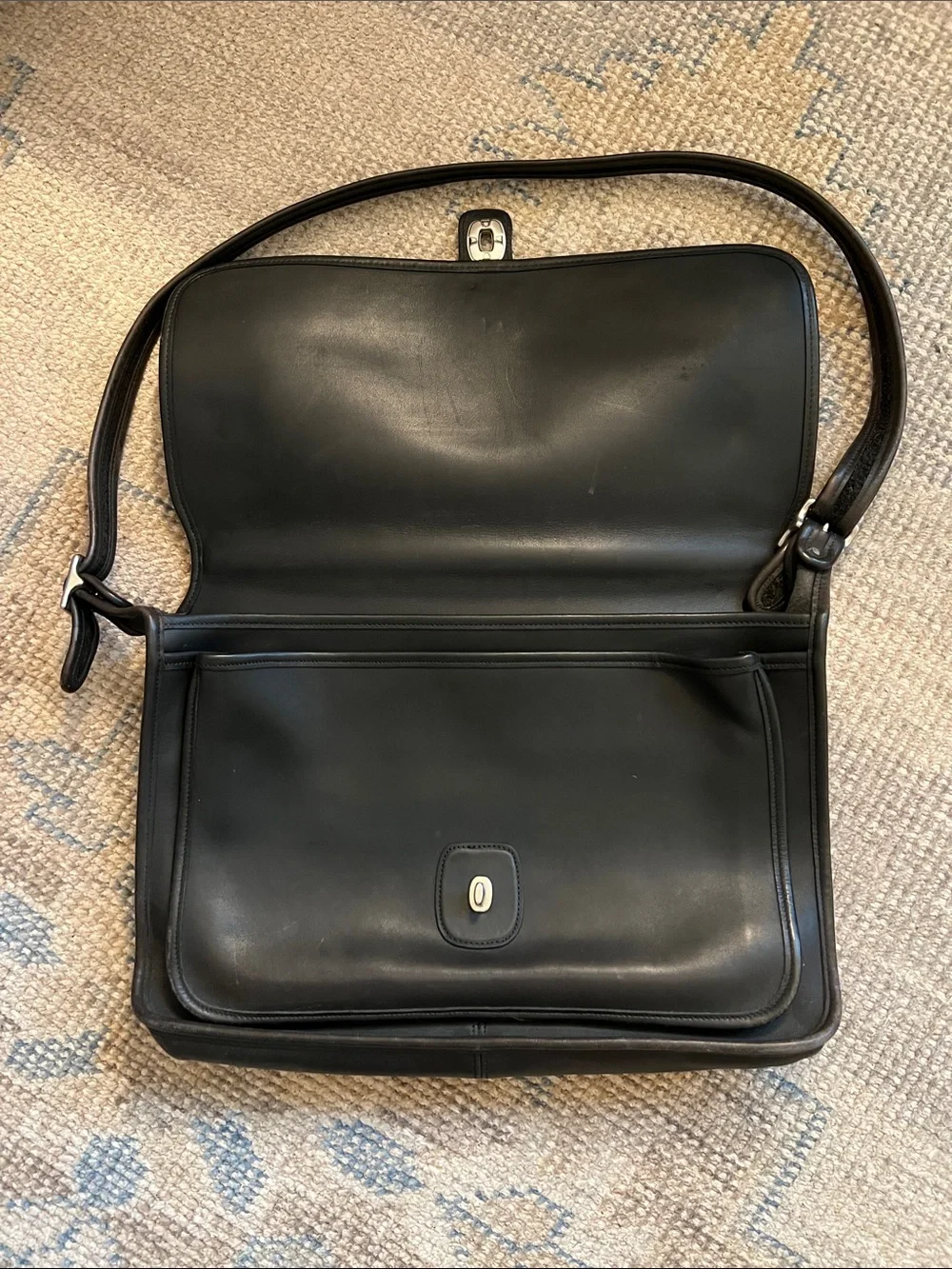 Vintage Black Coach Metropolitan Briefcase/Style 5180/Devil Wears Prada 2